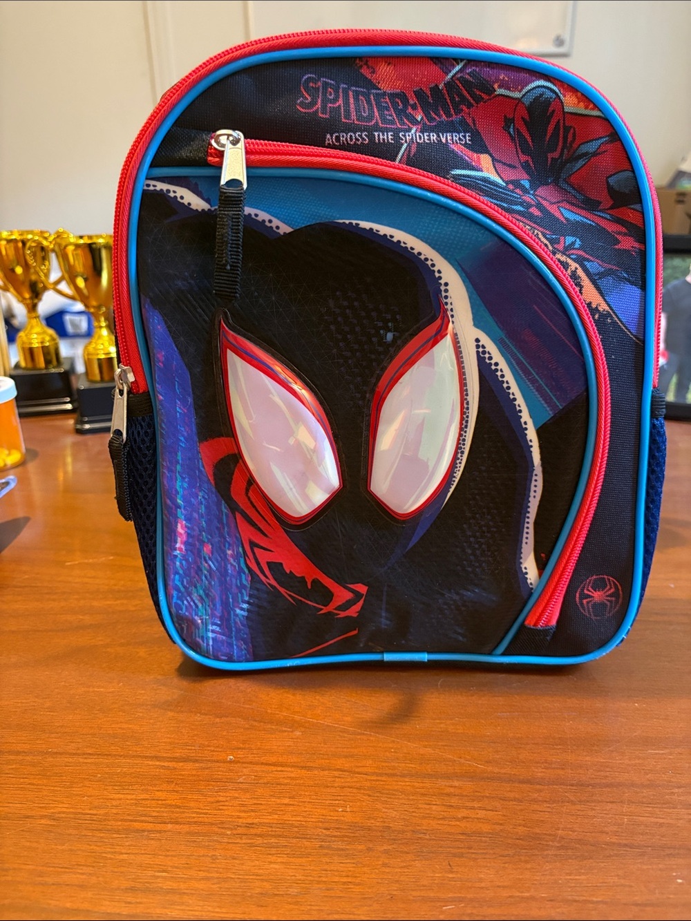 Marvel Spider-Man Miles Morales Lunch Bag - Black, Blue & Red